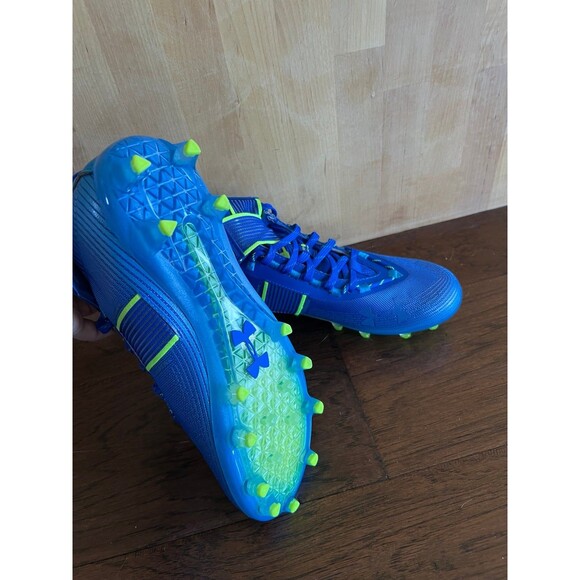 Under Armour Men's Highlight Mc Football Shoe Cleats Team Royal Electric Blue 9 - Picture 4 of 5